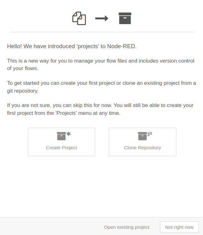 New project